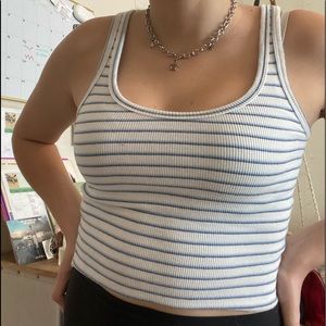 brandy blue & white tank!